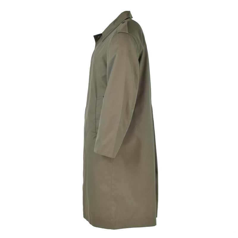 Genuina bosque militar francés de la lluvia del ejército del ejército de la oliva impermeable a la longitud completa