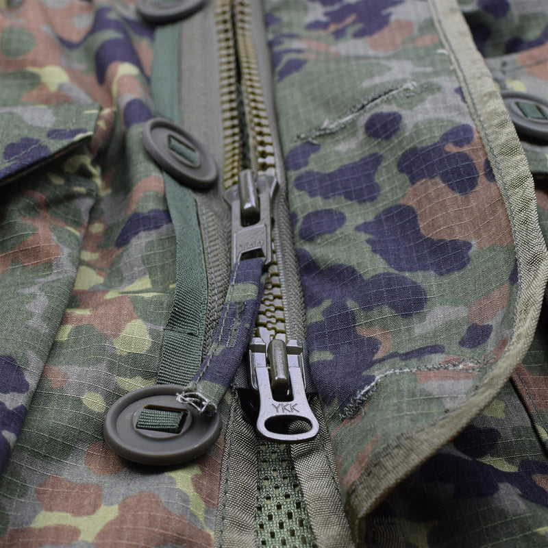 Tacgear Brand Military Style Commando Smock Jacket Full-Zip Ripstop Flecktran