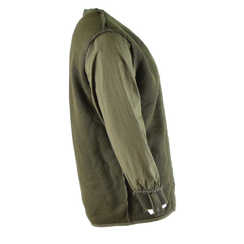 Genuino ejército holandés oliva od parka revestimiento combate chaqueta de forro militar modacryllic