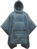 Therm-a-Rest Honcho Poncho Manta aislante para acampar resistente al agua Negro
