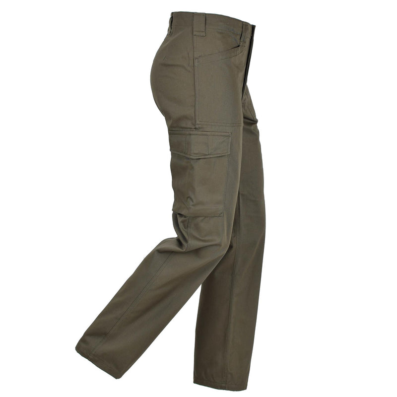 Militar militar austriaco original Anzug 75 pantalones de carga Servicio de trabajo de oliva Pantalones nuevos