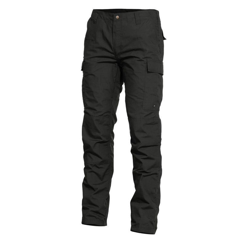 Pentágono BDU 2.0 Pantalones de combate Cargo Se asiento Reforzado rodillas con cremallera Ripstop negro