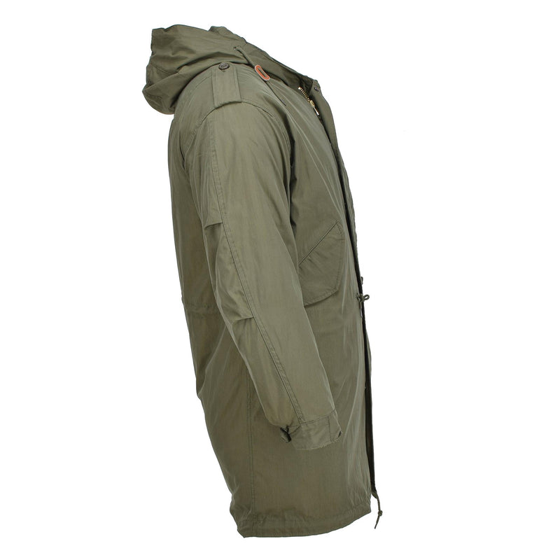 MIL-TEC Estilo militar de EE. UU. M51 Parka encapuchada Liner desmontable Olive New