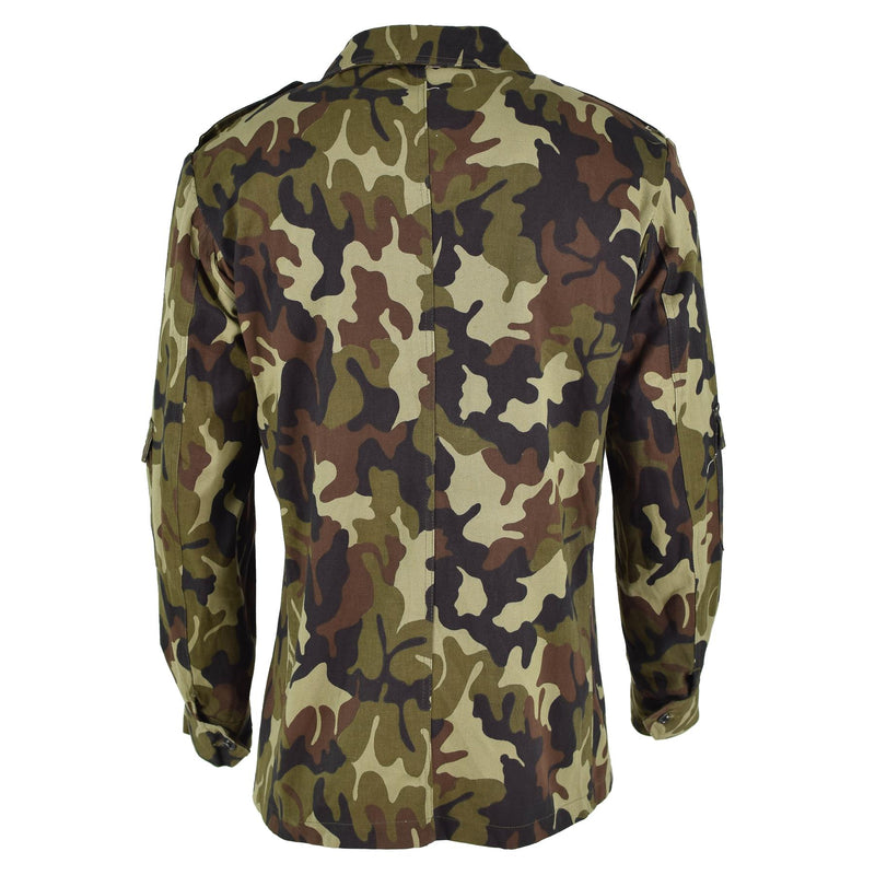 Tropas rumanas originales chaqueta de campo M93 CAMO Leaf Bdu Parka Problema militar