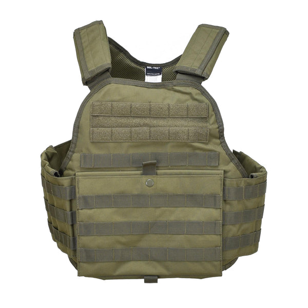 MIL-TEC Militar Plate Carrier táctico Combate Combat Armor Molle System Olive
