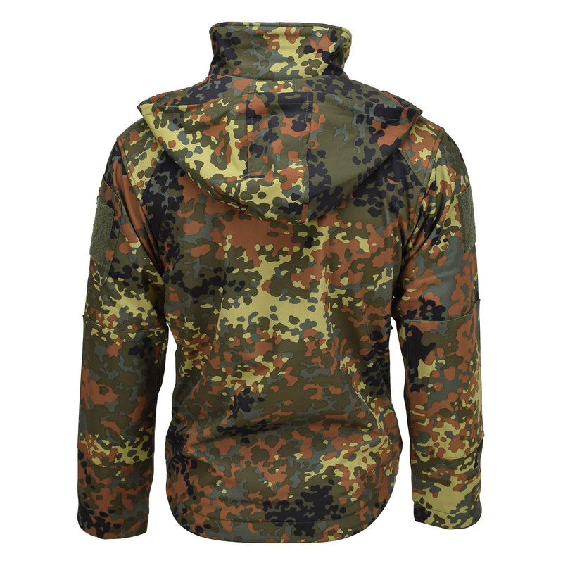 Mil-Tec Softshell Jacket Scu 14 Alemán Flecktran CAMO Outking Searrina