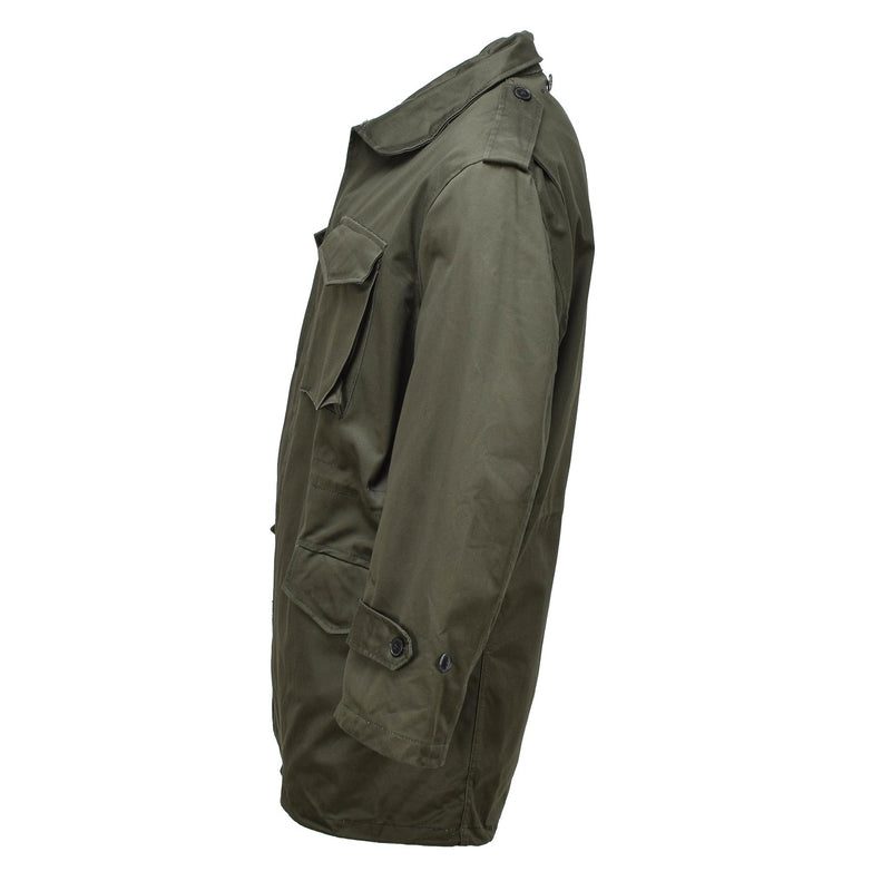 Jaqueta de uniforme de campo M65 de griego M65 original PARAPLUS Ejército de oliva parka nueva
