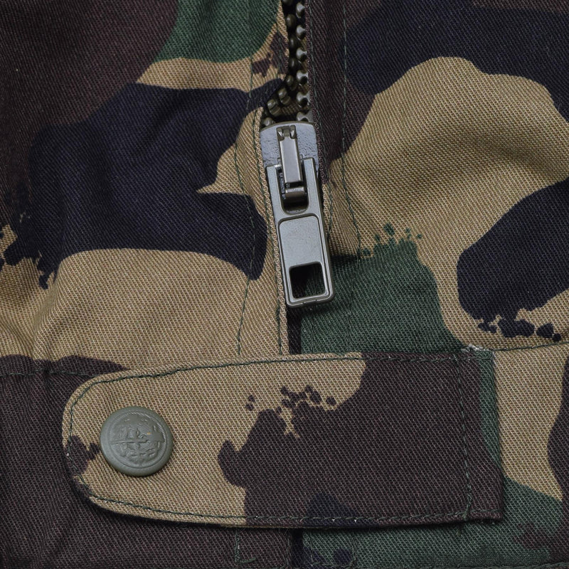 Chaqueta de campo militar húngara original M1990 Camisas de bosque de cuatro colores NUEVOS