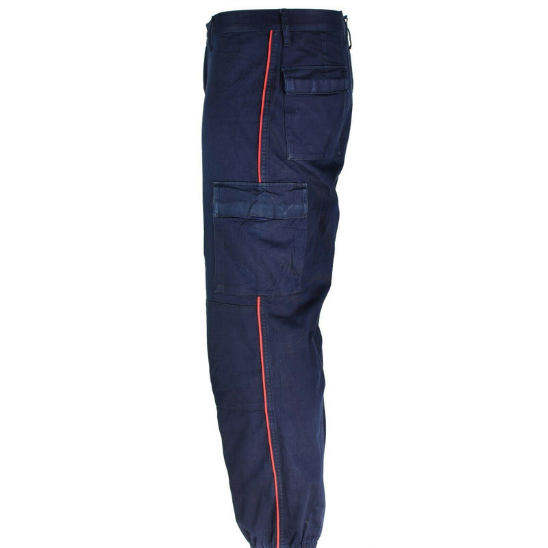 Policía italiana original Carabinieri pantalones azules de pantalones azules policías