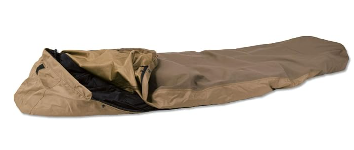 MIL-TEC Saco de Dormir Impermeable y Transpirable Funda Laminada de 3 Capas Coyote