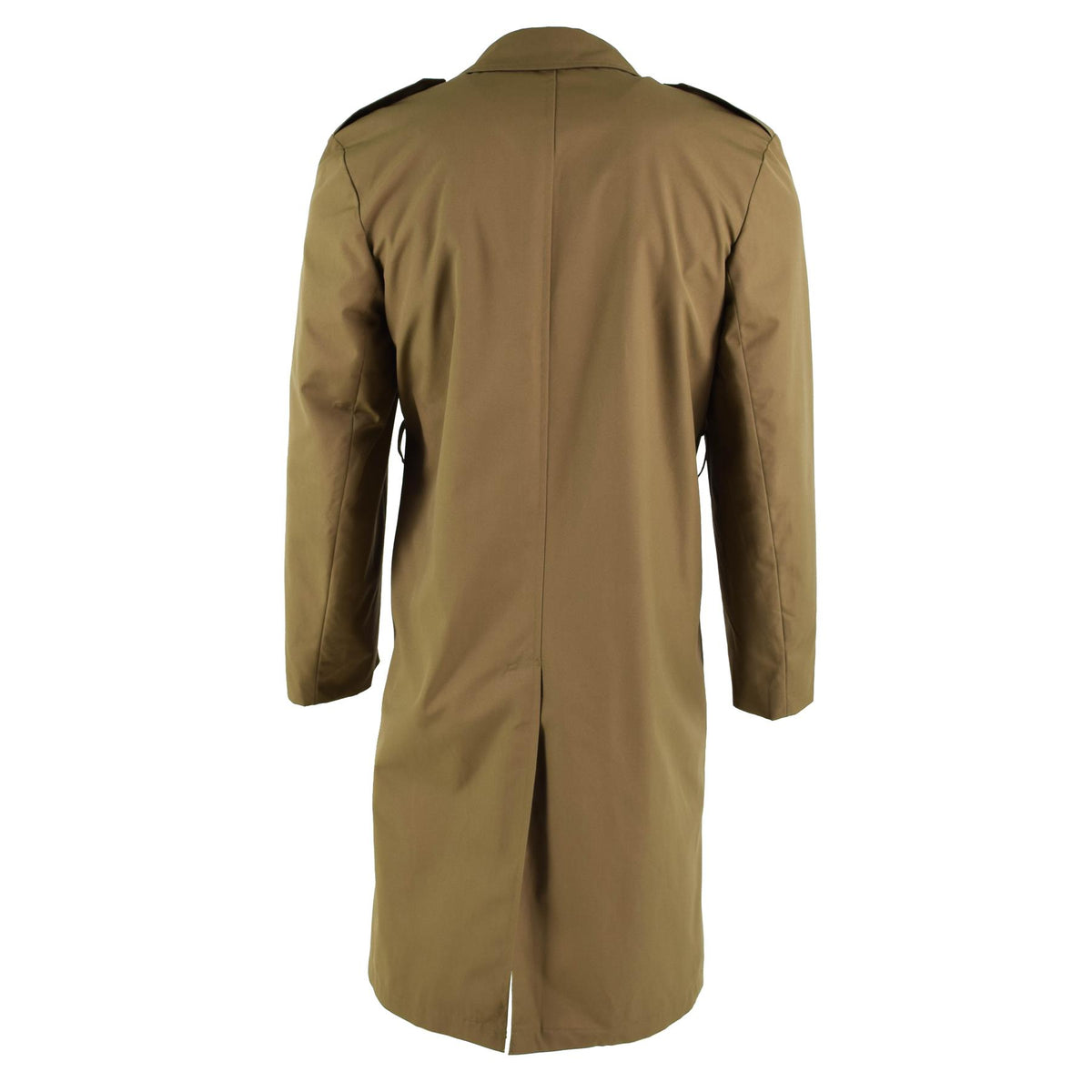 Gabardina formal original del ejército holandés abrigo de oficial excedente militar marrón NUEVO
