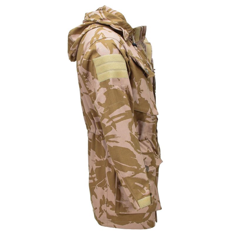 Jaqueta militar británica genuina British Smock Resistente a la parka con capucha a prueba de viento NUEVO