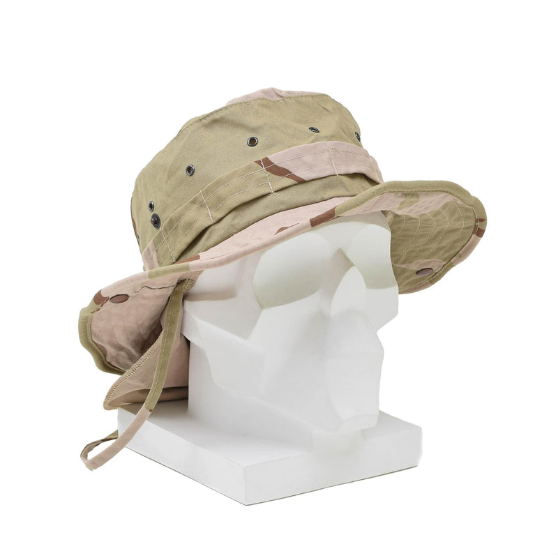 Original holandés Militar Military Boonie Hat DPM Desert Camo Wide Brim Summer Hat Nuevo