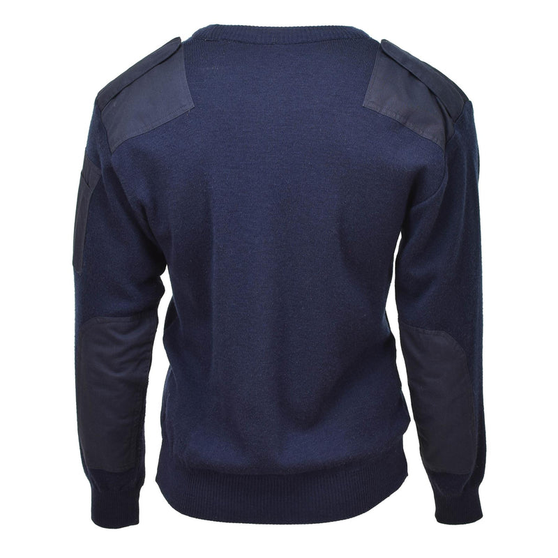 Genuino jersey del jersey de suéter de excedente de costilla de la costilla del ejército holandés holandés