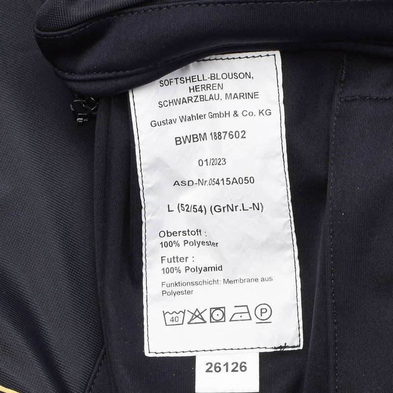 Combate de cuello negro con cremallera marina original del ejército alemán alemán