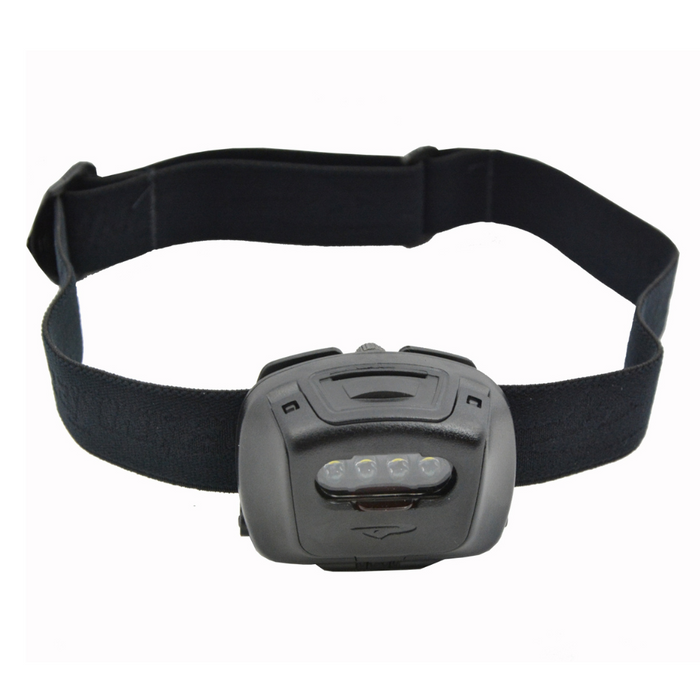 Linterna frontal Princeton-Tec Quad Tactical MPLS multicolor 78 lúmenes IPX7 negra