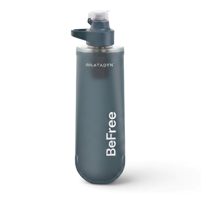 Katadyn BeFree AC 0.5L Filtro de agua Frasco blando Senderismo Camping Azul pizarra