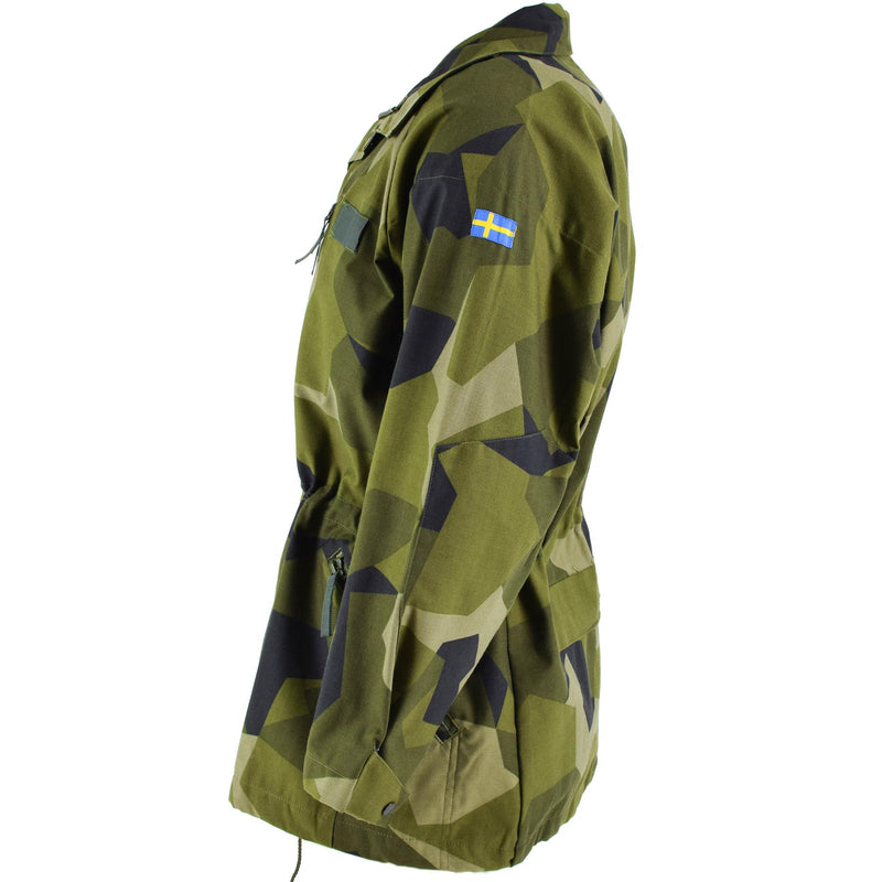 NUEVO Tropas de campo de campo de camuflaje de la chaqueta del ejército sueco sueco