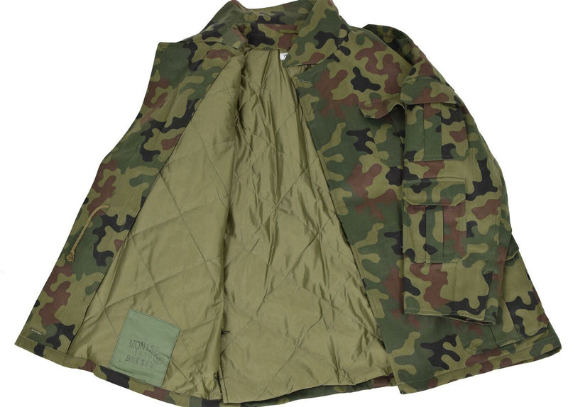 Genuino polaco del ejército polaco parka pantera camufa camufla