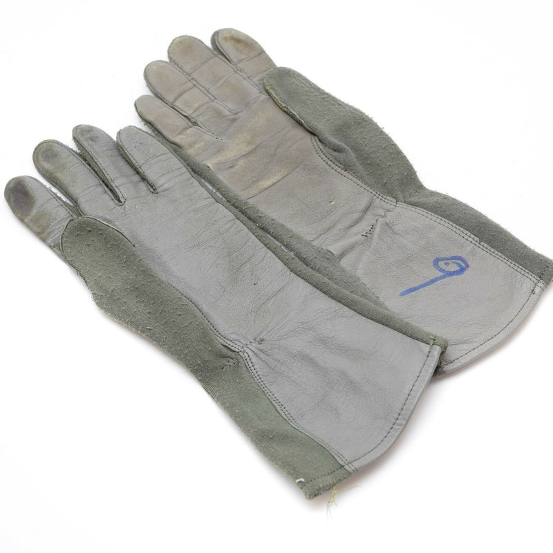 Guantes de combate genuinos del ejército de los EE. UU. Fibra de aramida de cuero Fuerza Aérea Militar Nomex Od