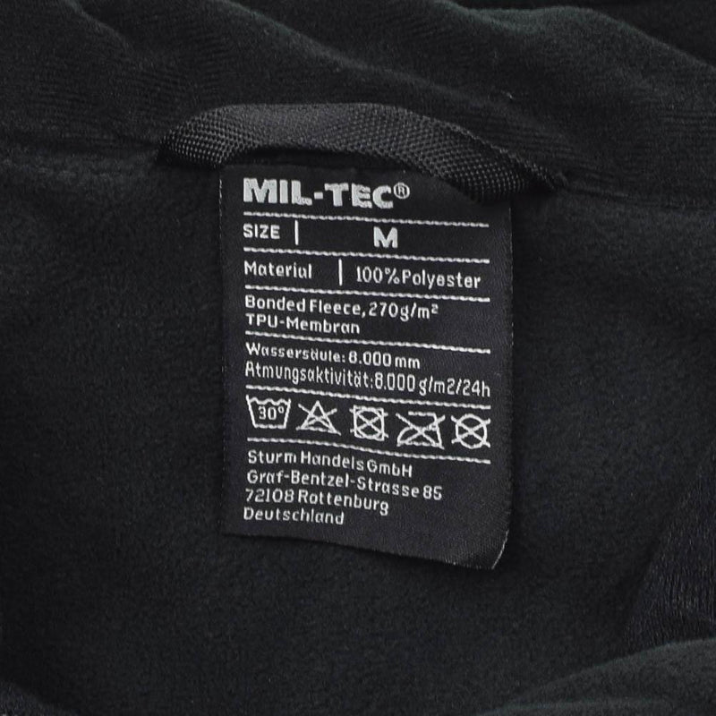 Chaqueta de vellón mil-tec clima frío senderismo termal de ropa activa resistente al agua
