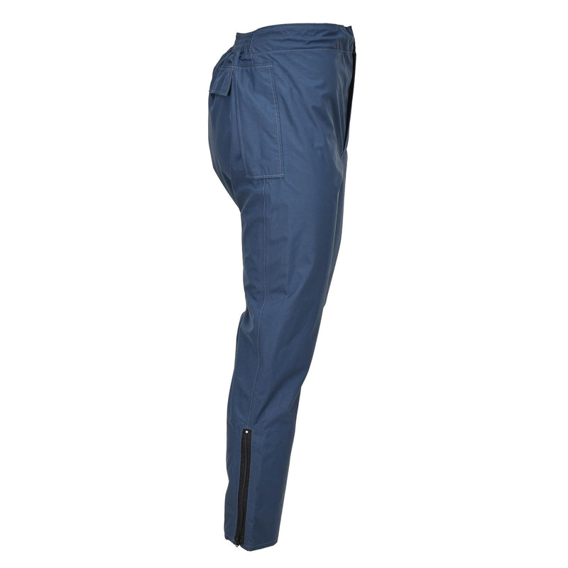 Pantalones de la Fuerza Aérea Royal Británica Original Pantalones de clima húmedo de la RAF Blue impermeable