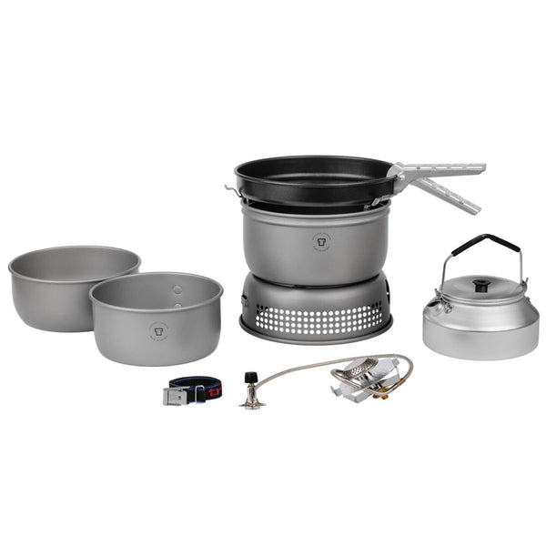Set de estufa compacta de Trangia 1.75L mochilero ligero de aluminio anodizado duro