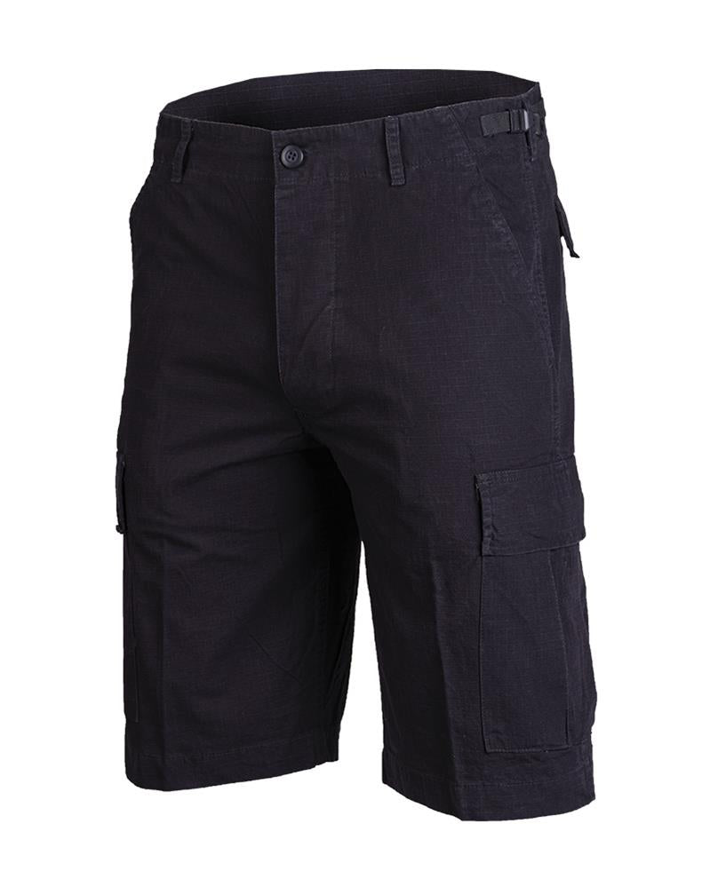 MIL-TEC Brand Militar Militar de EE. UU. Black Prewashed Lightweight Bermudas Shorts