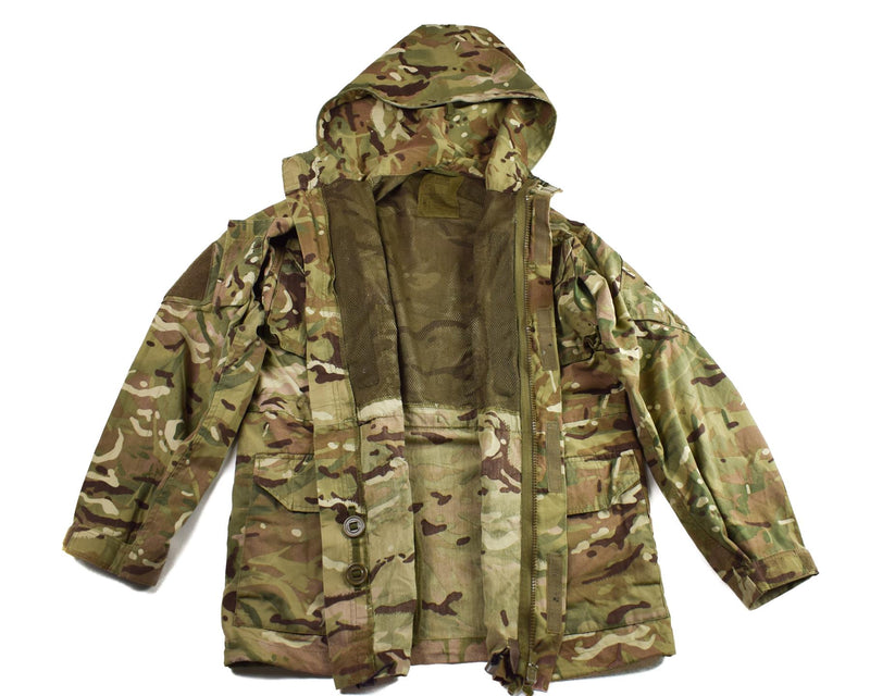 Genuine British Ejército Militar Combat MTP Chaqueta Parka Smock a prueba de viento con capucha