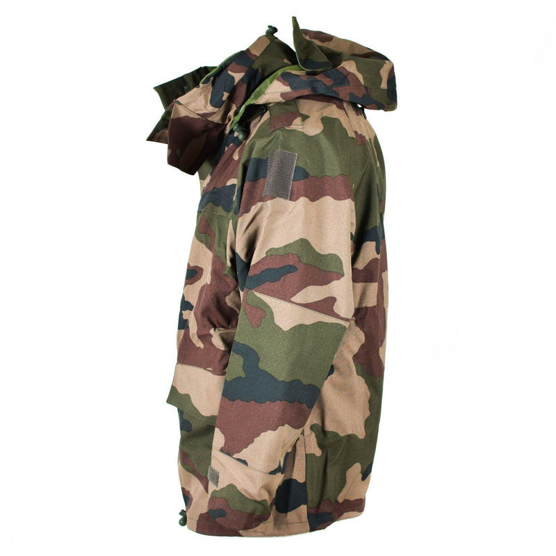 Genuina chaqueta de trilaminato impermeable del ejército francés CAMO GORETEX RAVER CONDEA PARTA