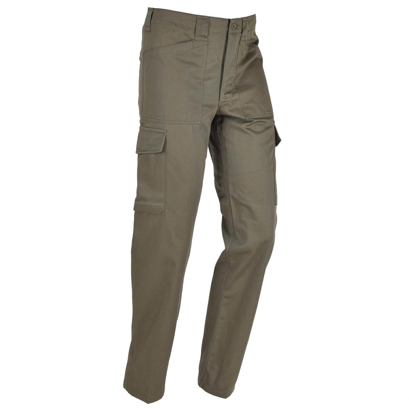 Militar militar austriaco original Anzug 75 pantalones de carga Servicio de trabajo de oliva Pantalones nuevos