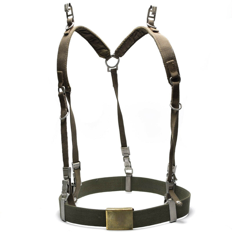 Ejército alemán Strap Tirns Belt Set System Tactical Arness Pack Kit