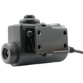 EARMOR M51 Adaptador de comunicación PTT Kenwood Conector de radio de 2 pines Negro