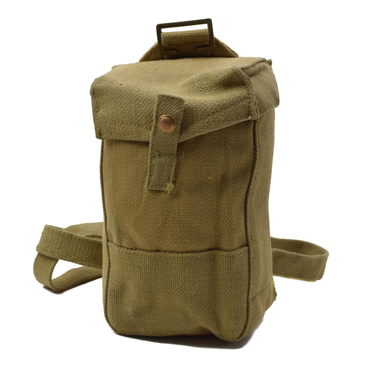 Original militar británico M37 revista bolsa cinturón kit patrón lona caqui