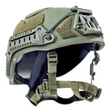 Casco balístico moderno Šestan-Busch BK-ACH-HC Rieles laterales de corte alto nivel IIIA