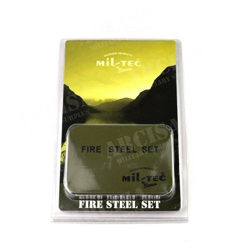 Set de acero de fuego de alta calidad original Mil-Tec Kit Survival