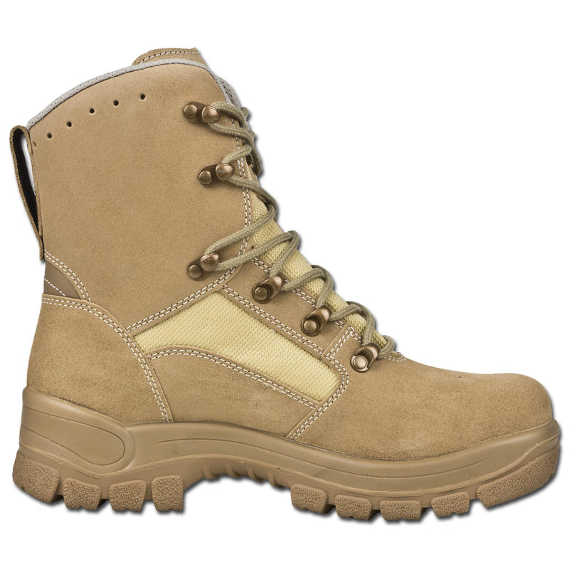 Botas tácticas militares alemanas originales impermeables de caucho de color caqui ronda suela nueva