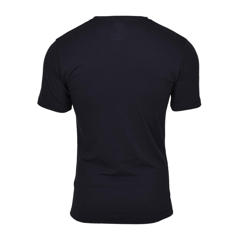 Camisetas tácticas negras militares originales de los Países Bajos Coolmax Secado rápido nuevo