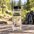 Pentagon Norman Botella de agua Tritan 550ml Reutilizable Camping Transparente
