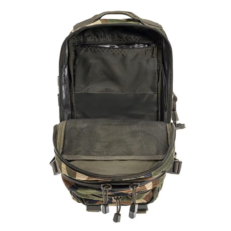 MILLA MIL-TEC ASAULTA DE ASAULTA MARCA TÁCTICA 20 PLANTILLOS CHIVING Trekking Woodland Daypack