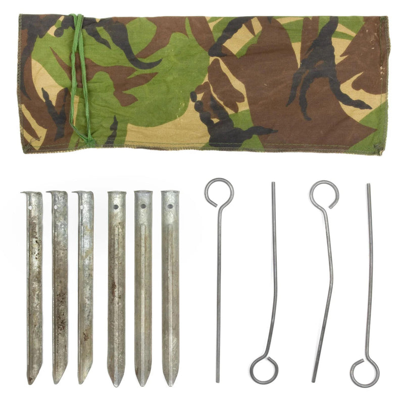 Original holandés Militar Militar DPM Camuflage Campa de agua Repelente al aire libre acampar al aire libre
