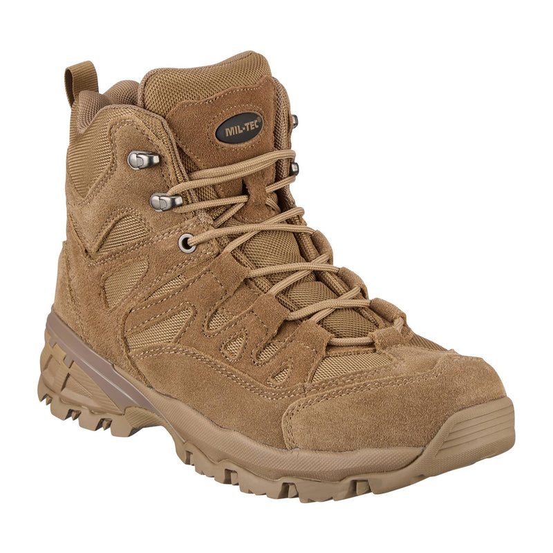 Botas de escuadrón de Mil-Tec Botas al aire libre Trekking Combat Combat Cotwear Coyote