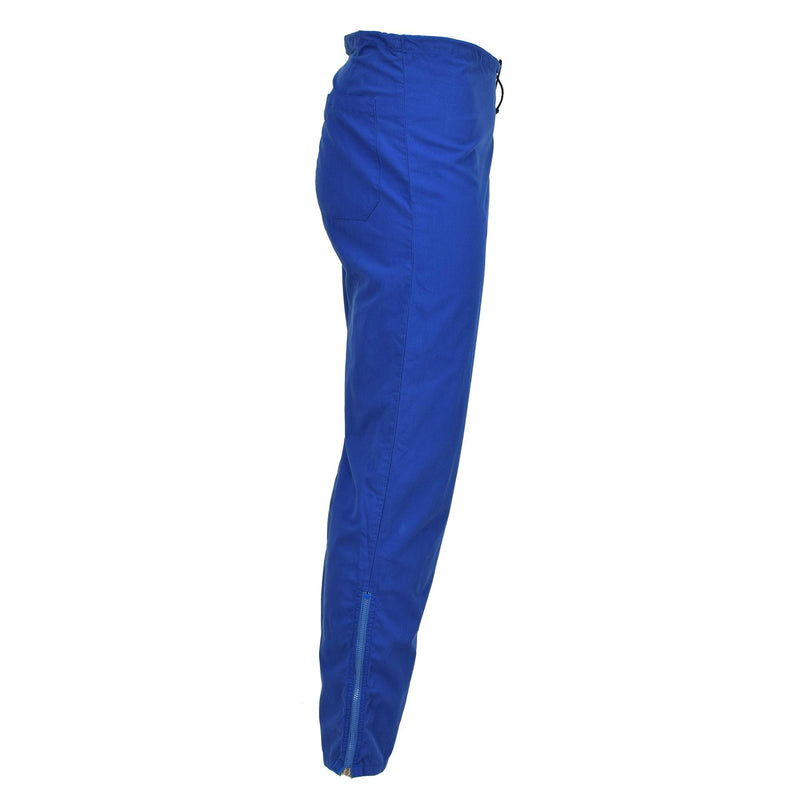 Pantalones militares suecos de pantalones suecos Pantalones de trabajo de cintura ajustable Desgaste azul
