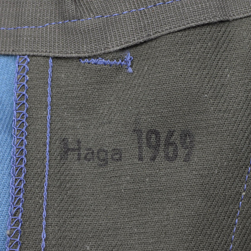 Pantalones de trabajo militar sueco genuino M59 Cargo Reforzados Pantalones de trabajo NUEVO