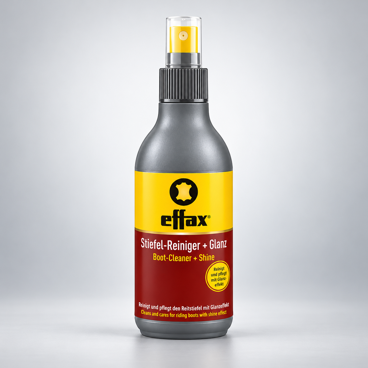 Effax Boot Cleaner + Shine Spray Cuidado de botas de montar de cuero liso 250ml