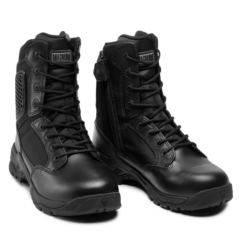 Magnum Strike Force 8.0 Botas de combate Tácticas tácticas de cuero Calzado de senderismo