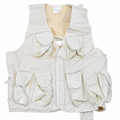Chaleco táctico militar turco original, bolsa múltiple, utilidad de campo, color blanco