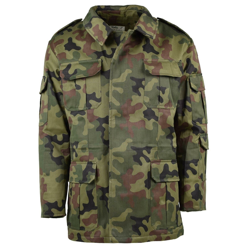 Genuino polaco del ejército polaco parka pantera camufa camufla