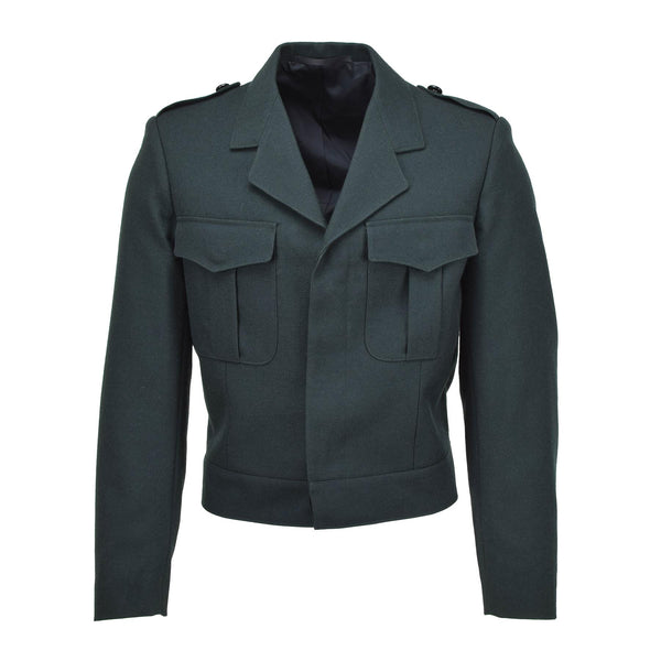 Tropas de campo de chaqueta de blusa del ejército belga original lana casual bluson verde nuevo