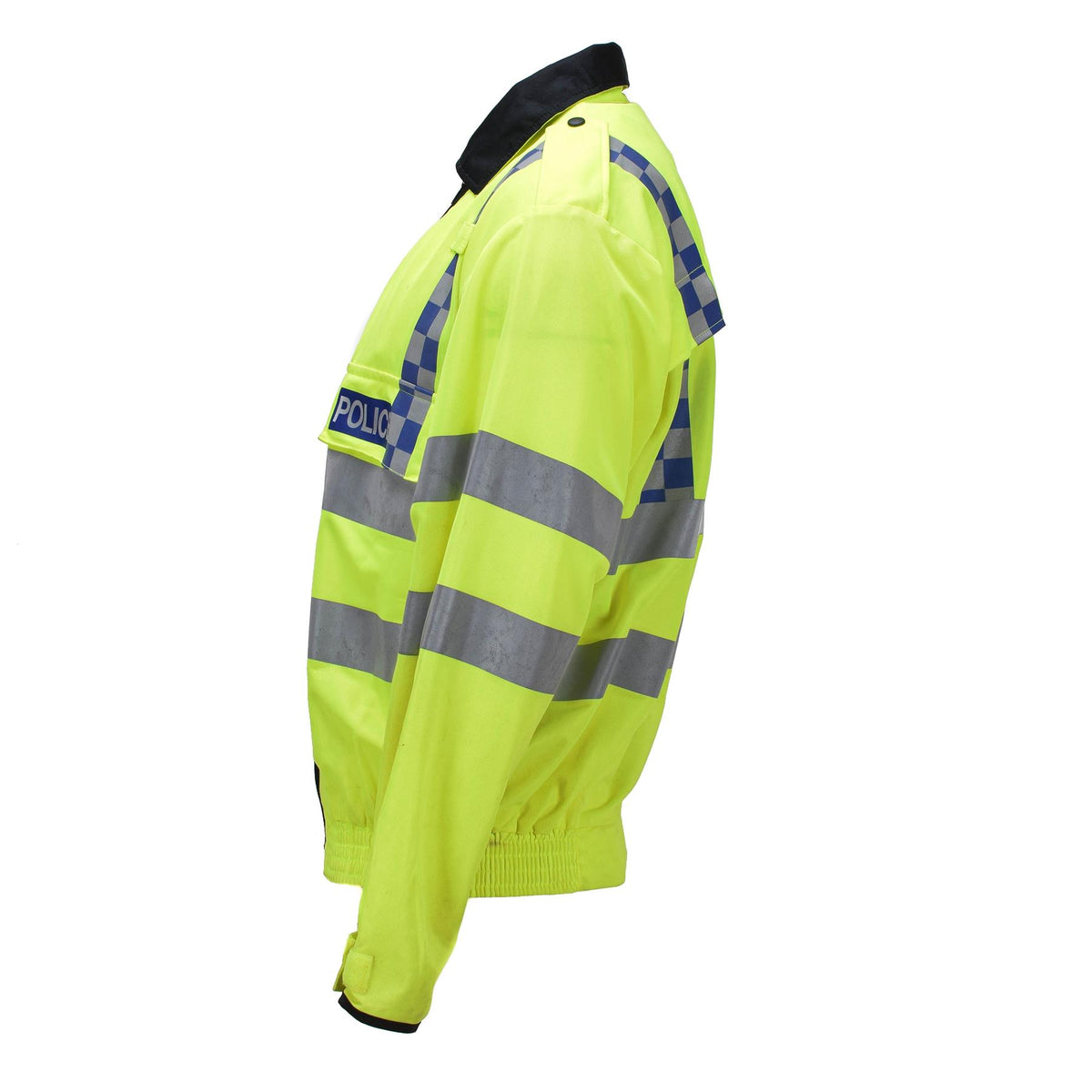 Chaqueta de alta visibilidad para voluntarios de la comunidad escocesa original Ropa de trabajo amarilla reflectante